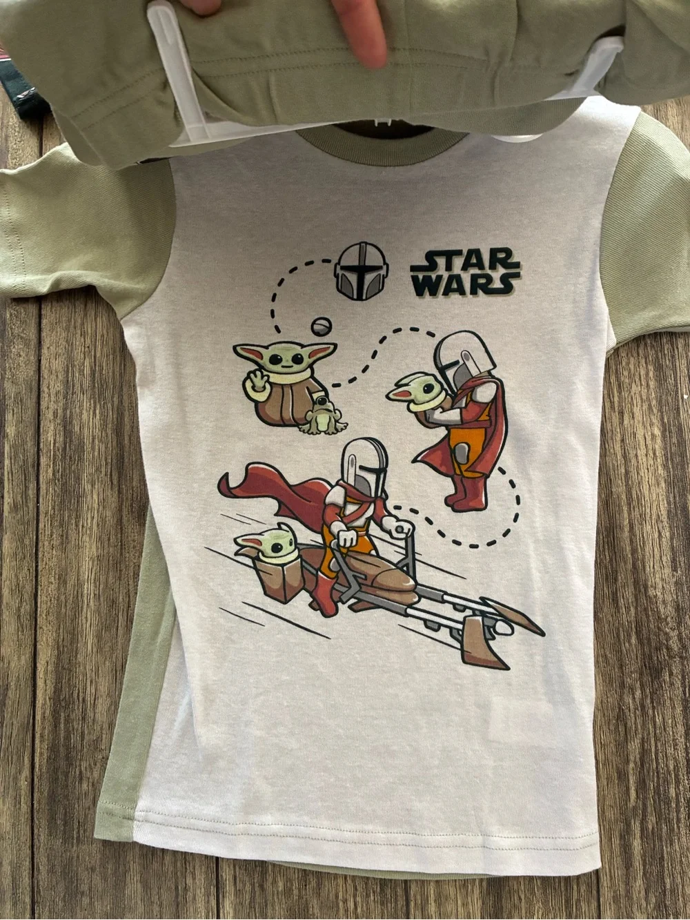Kids Star Wars 4 Piece Set Size 10 Pajamas Short Sleeve Tops and Shorts